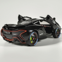 1:24 McLaren P1 GTR Supercar Alloy Diecast Model Car Sound & Light High Simulation Decorative Ornaments Gifts For Boyfriend Boy