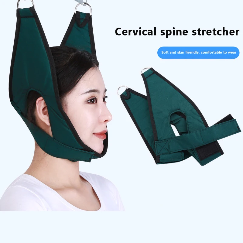 Cervical Traction Belt Neck Stretcher Band Vertebrae Recovery Health Care Neck Stretch Fixing Straps for Adult Children