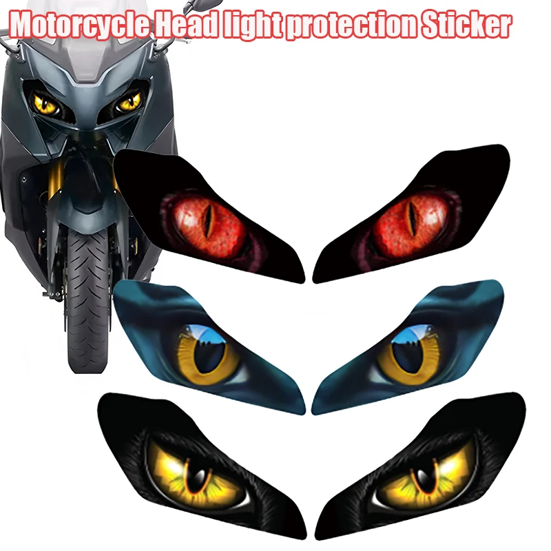 

Для YAMAHA TMAX 560 2022 2023 Tmax 560 аксессуары для мотоциклов, передний обтекатель, защитная наклейка для фар, защитная наклейка для головы