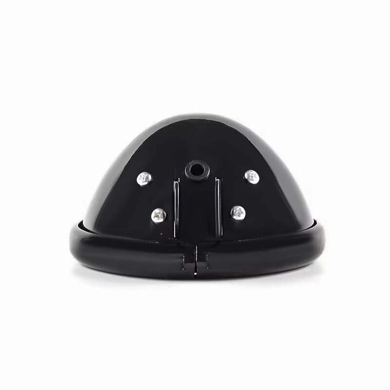Motorcycle Black Headlight Light 5.75" 5 3/4 inch Bucket Housing Shell Trim Holder For Harley Dyna Sportster Iron XL 883 view 3