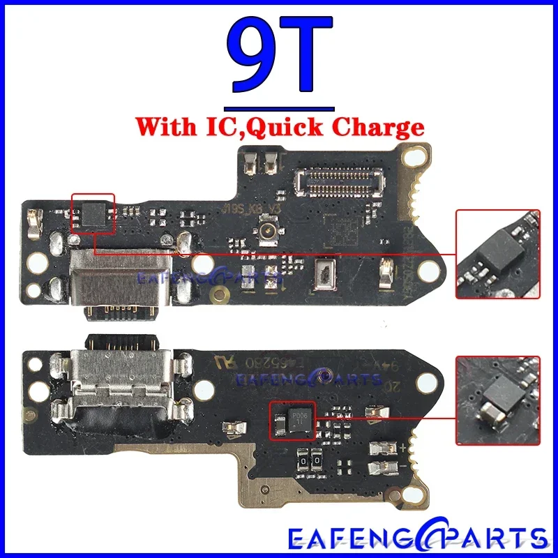 Usb Dock Connector Charger Port for Xiaomi Redmi Note 9C 9T 9S 9 9A Pro 4G 5G Charging Board Module Ports