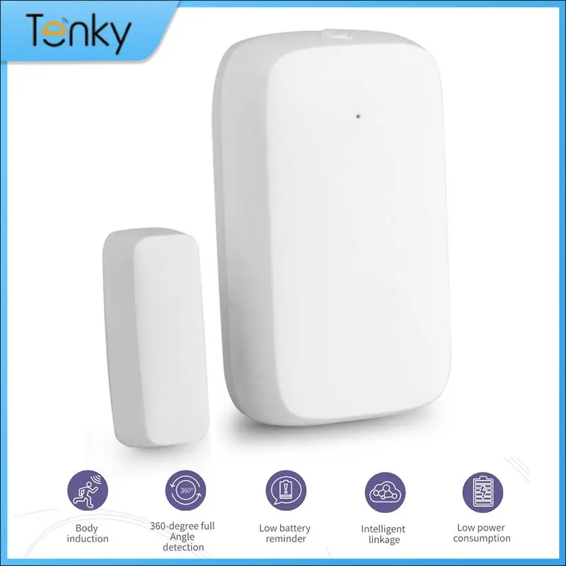 

Window Sensor Wireless Smart Open Closed Detectors Intelligent Linkage Tuya Door Sensor Remote Control