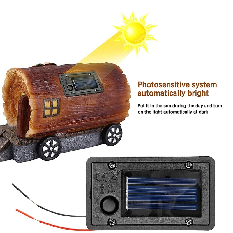 4Pcs Battery Box, Solar Lantern Light Replacement Parts Top For Outdoor Hanging Lanterns Container Home Solar Lamp