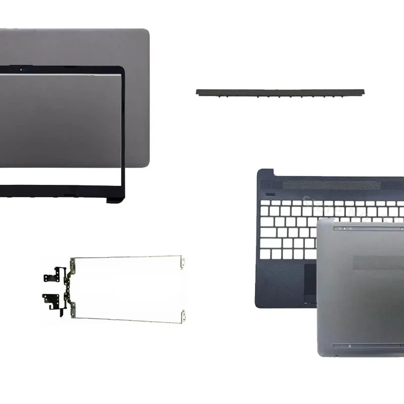 

New For 15S-DY GR DU 15-DW GW 250 255 G8 TPN-C139 LCD Rear Lid Back Top Cover Front Bezel Hinges Palmrest Bottom Base Case gray