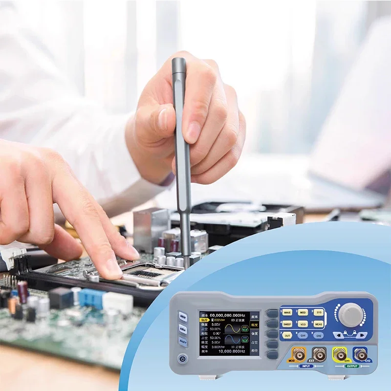 

Dual Channel Function Waveform Signal Generator Source 275MSA/s 14 Bit Frequency Meter Counter 60M 80MHz JDS8060 JDS8080