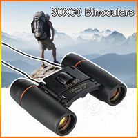 30x60 Portable Mini Binoculars Zoom Wide View Angle Folding Binocularsfor Outdoor Bird Watching Camping Traveling Mountaineering