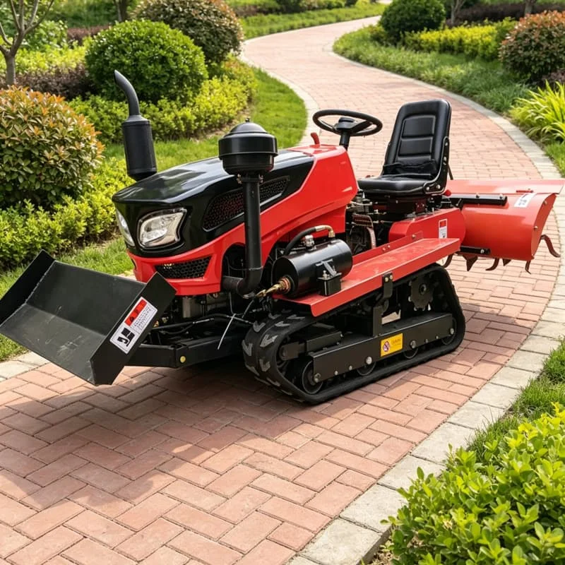 

Customized Hot-selling Farm Mini Tiller & Ploughing Machine of 2026, Durable Crawler Rotary Tractor for Deep Tillage