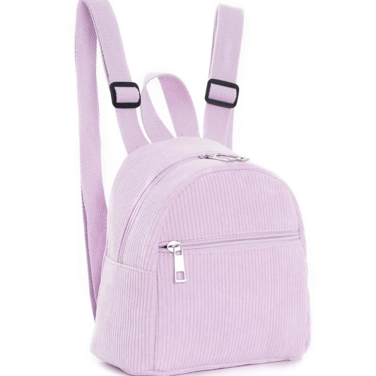 Backpack Mini Pure Color Multi-Color Backpack Fashionable Corduroy Backpack Simple Casual Small Backpack for Men and Women