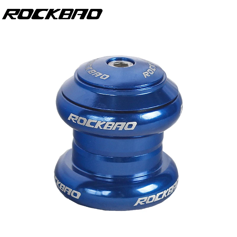 ROCKBAO-MTB Bicycle Headset, 2 Bearing Sealed Cap, Alloy Mountain Bike Parts, Threadless Fork Stem, 34mm, 28.6mm