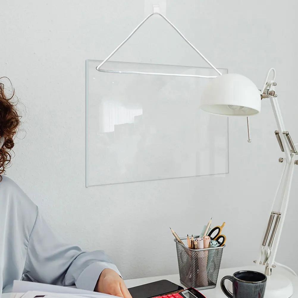 Trocken abwischbare Tafel, klares Acryl, hohe Transparenz, wandmontierbar, Heimbüro, Schreibtafeln, Kindermarker, kleine Größe