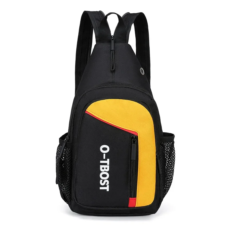 Fashion sports chest bag for men anti-theft black messenger bag crossbody bags for men small shoulder bag for ipad mini backpack