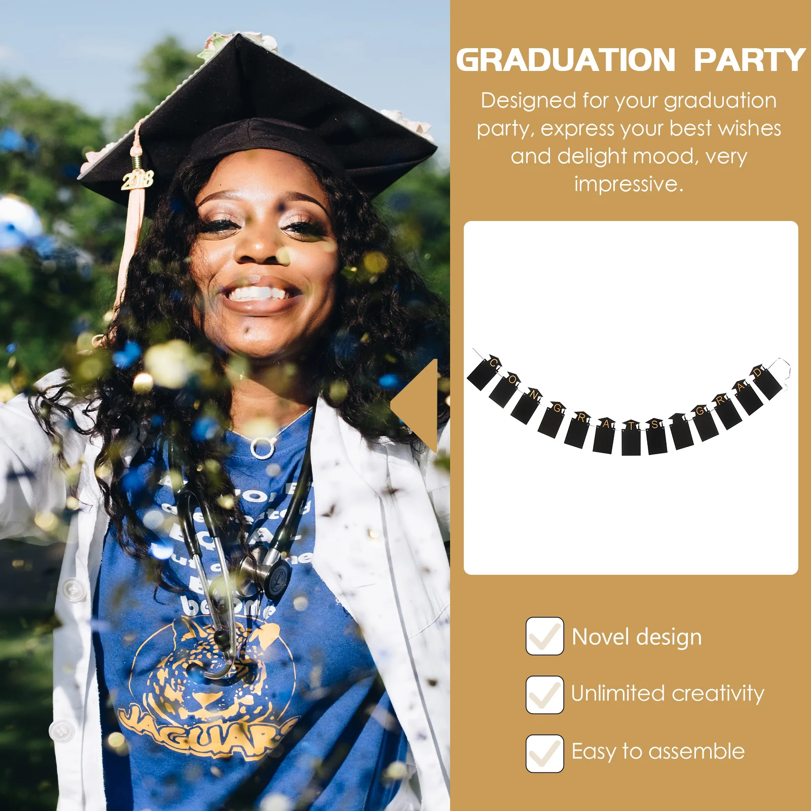 

1 set 1 Set Graduation Banner Decoration Backdrop Commencement Photo Banner Memorable Party Decoration Unique Design Graduation