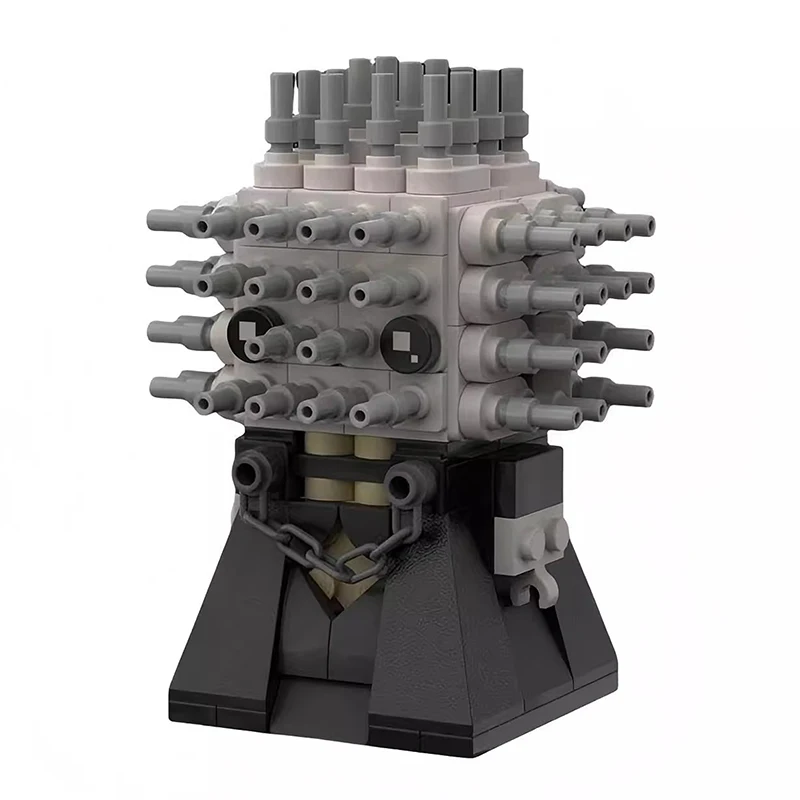 MOC فيلم الرعب Hellraiser التماثيل نموذج اللبنات مع رؤساء الأظافر مجموعة عيد الميلاد الأطفال ألعاب الطوب هدايا الهالوين