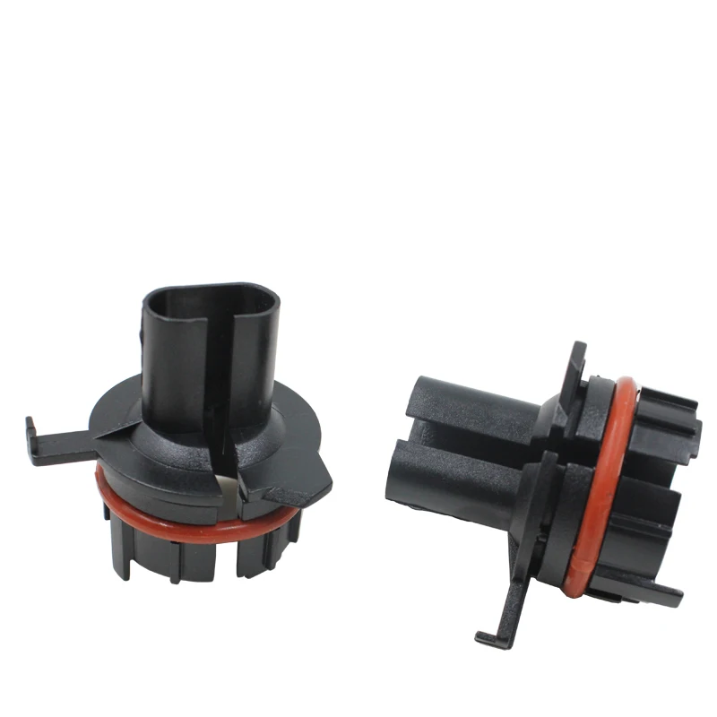 FSYLX 2pcs H7 hid xenon bulb adaptor for BMW E39 E520/530/E60/725LI H7 HID xenon bulb holder Aftermarket H7 HID Bulbs Converters