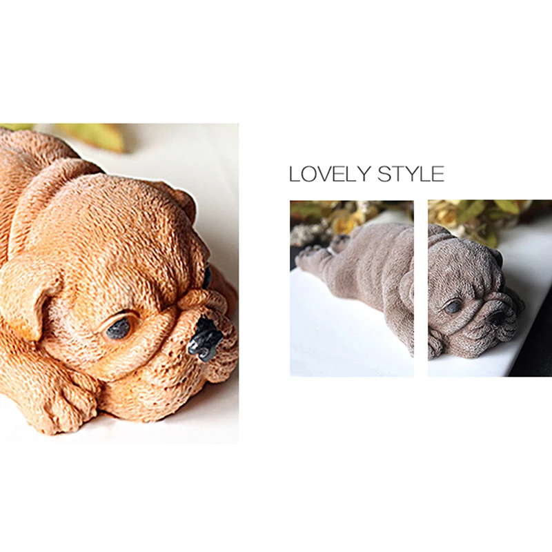 Cute Dog Silicone Mold Mousse Cake 3D Shar Pei Mould Ice Cream Jello Pudding Blast Chilling Tool Diy Fondant Decoration