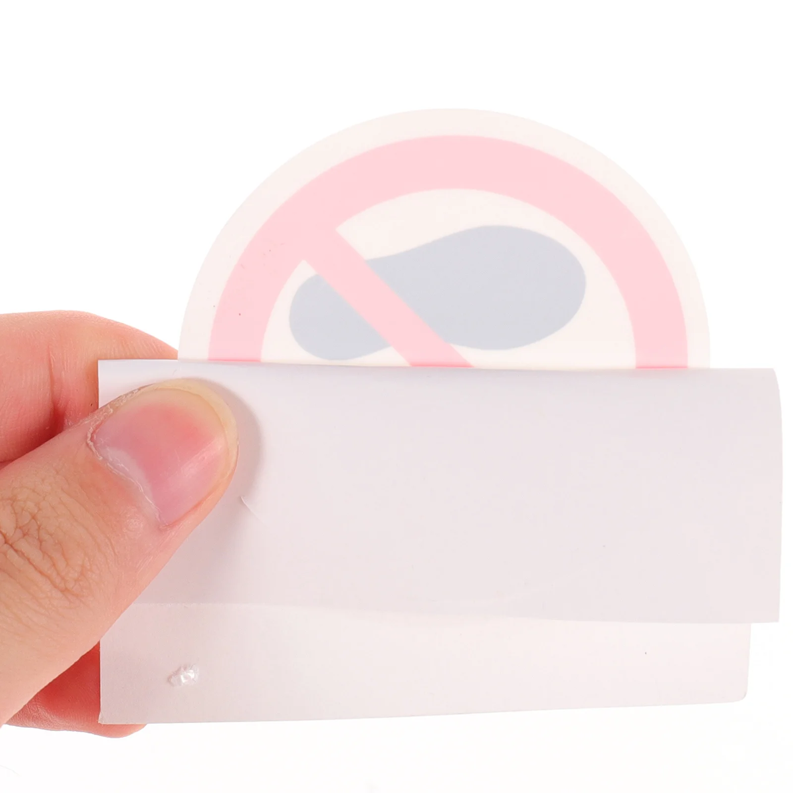 

6Pcs No Step Warning Stickers Self Adhesive Round Safety Labels for Dangerous Equipment Room Caution Decals Warning Stickers