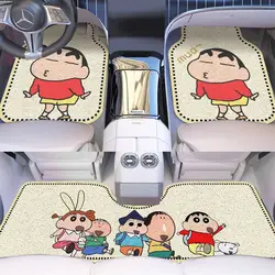 Crayon Shin Chan Car Foor Mat Cartoon Car Carpet Style Dirt Resistant Antiskid Car Protection Pad Universal Foot Pad Accessories