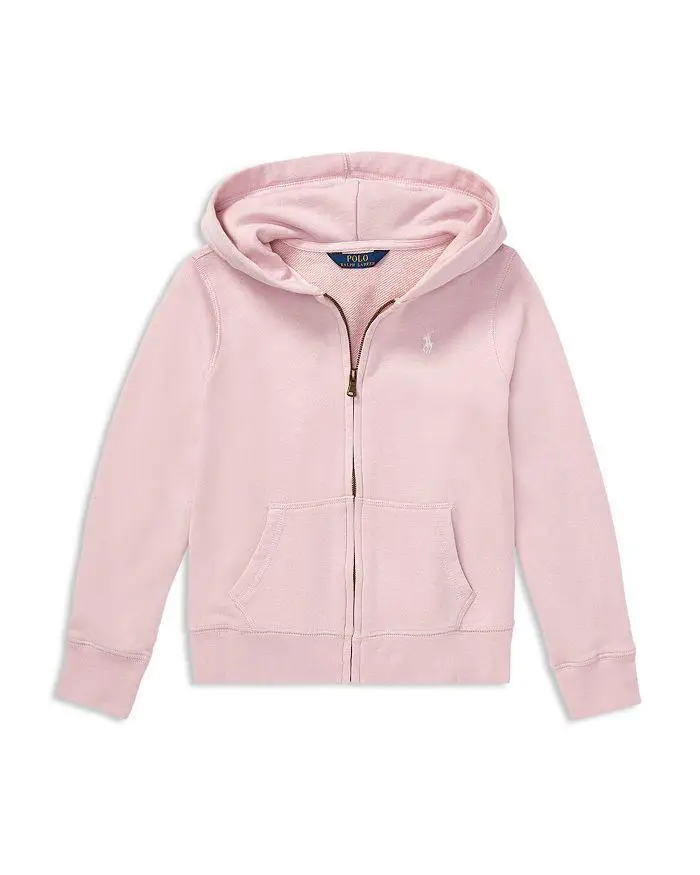 Ralph Lauren | Girls' French Terry Zip-Up Hoodie - Big Kid