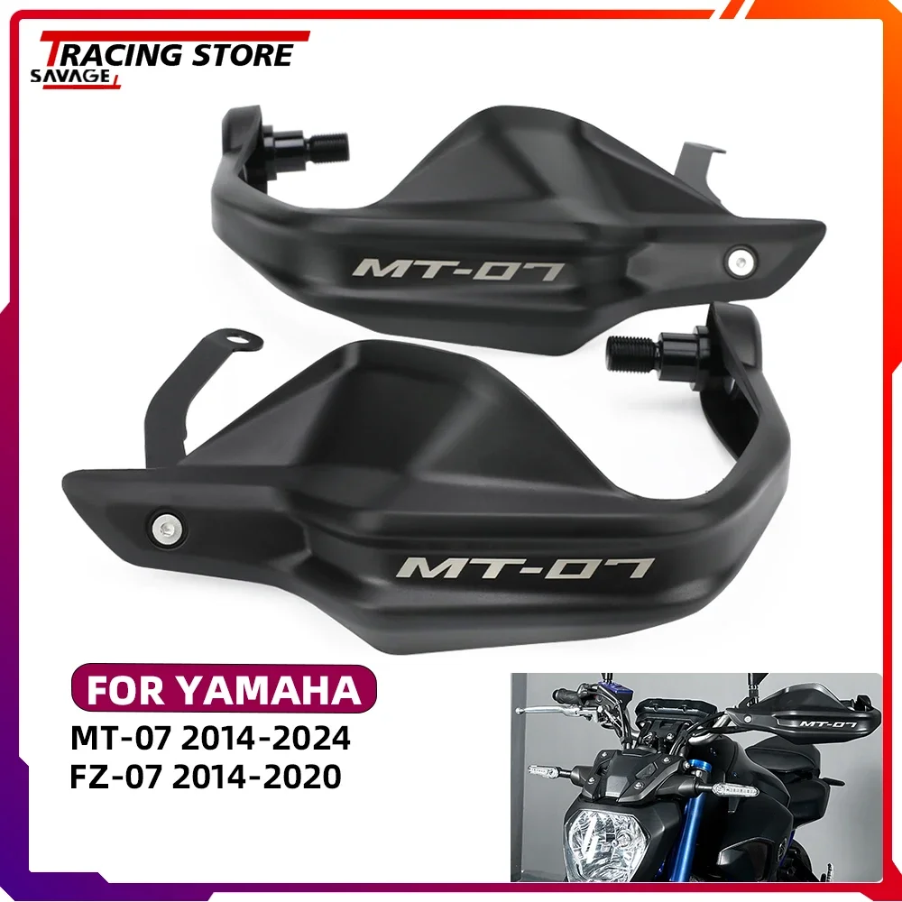 2024 MT-07 FZ-07 Motorcycle Handlebar Handguards For Yamaha MT 07  FZ 07 Shield Windproof Handle Guard Protector Accessories 07