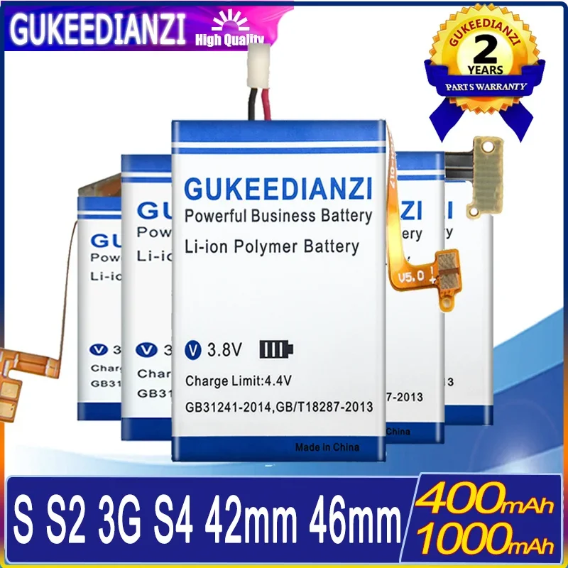 Battery For Samsung Gear S S2 3G S4 42mm 46mm Classic SM-R750 R750 SM-R600 R730 R732 BR720 SM-R800 SM-R800 Replacement battery