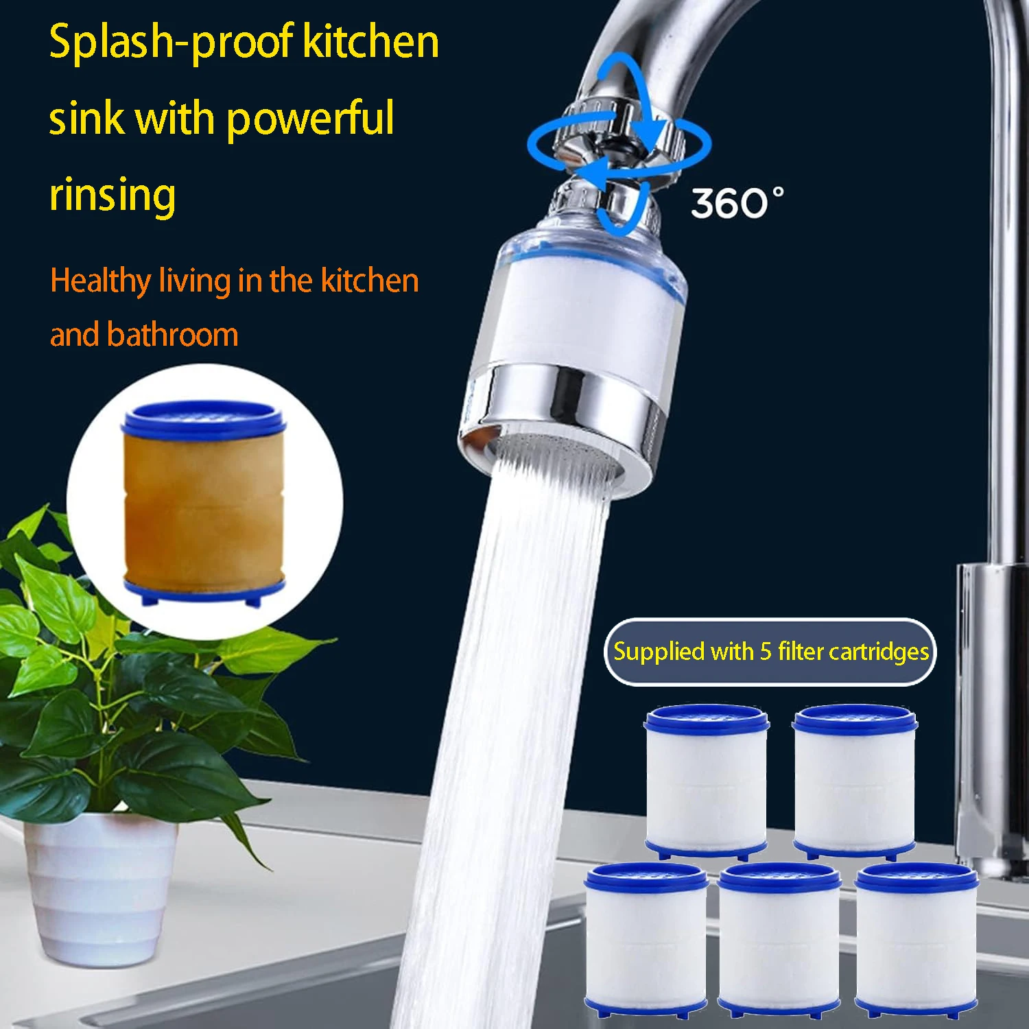 

Water purification faucet multifunctional filtration let pregnant women drink good water pure water replaceable filter
