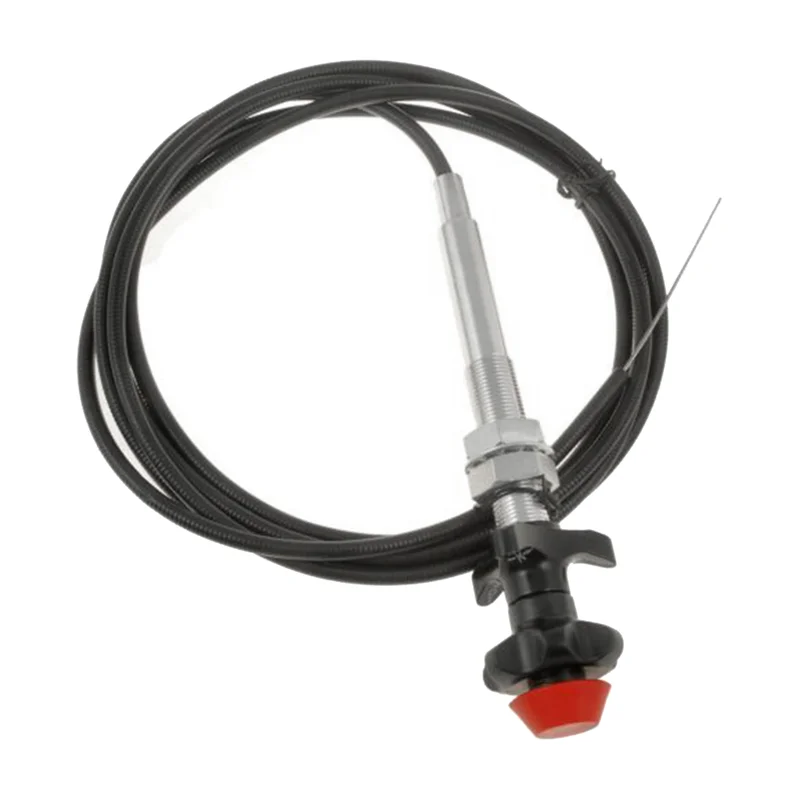 10FT Heavy Duty Vernier Locking Throttle Cable 55204 VCGTX10 Truck Equipment Spare Parts Accessories