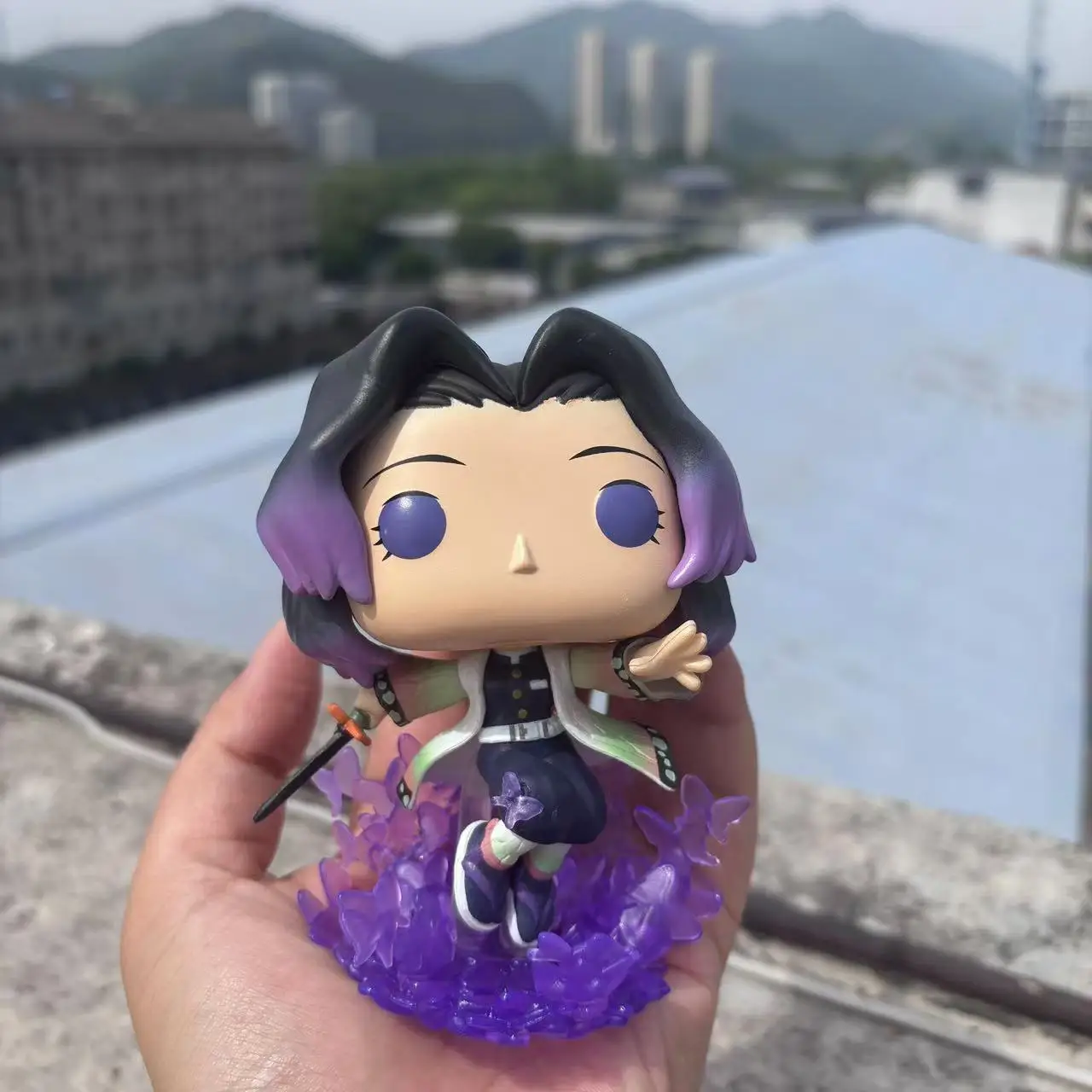 アニメーションデーモンスレイヤー胡蝶しのぶ 1314 ビニールフィギュアコレクションモデルのおもちゃ