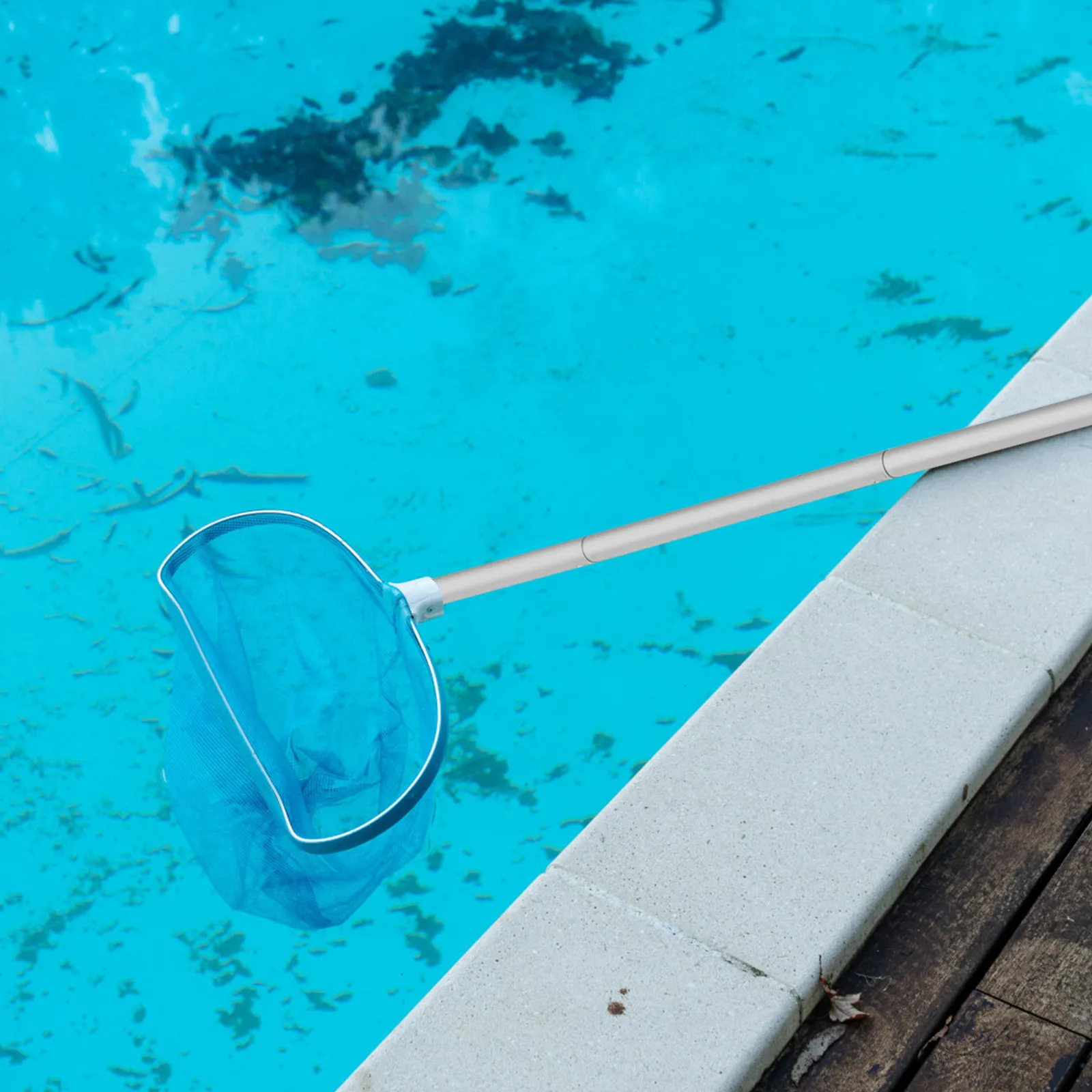 1Set Swimming Pool Cleaner Supply Sturdy Vacuum Cleaner Pole Pond Vacuum Sweeper Accessory for Pool Fountain Fish Tank