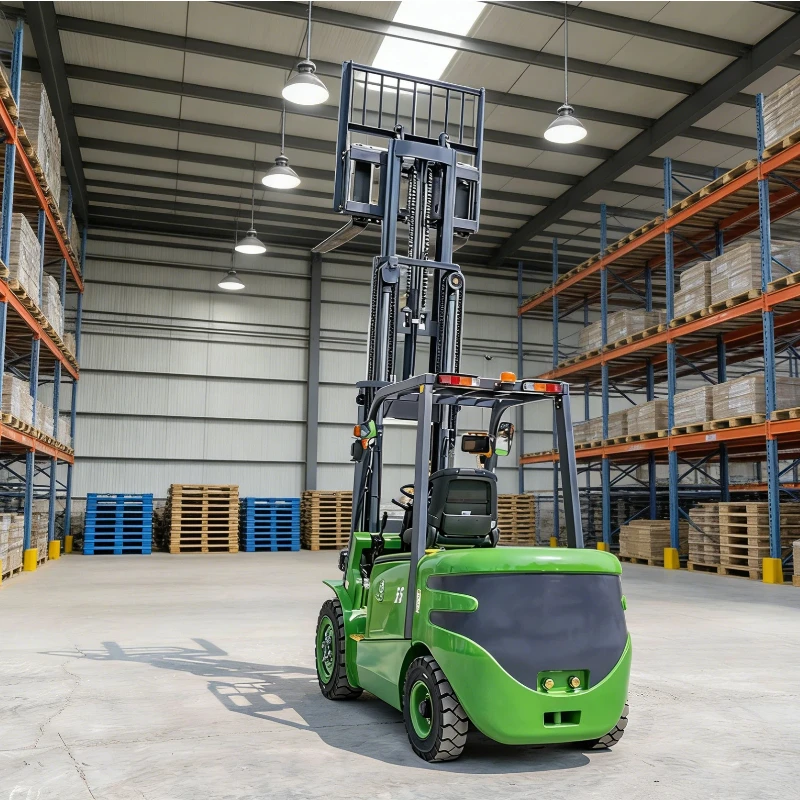 3.5Ton Four Wheel Electric Forklift Hydraulic Lifting Electric Forklift Heavy Duty Electric Forklift Energy Saving Warehouse