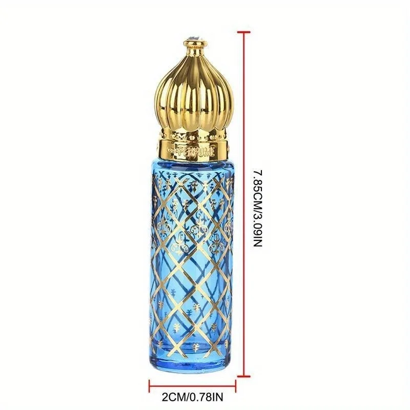 Glass Roll Bottles For Perfume, Bronzing Fragrance Oil Empty Bottle, Fantasy Empty Glass Bottle, Dubai view 5