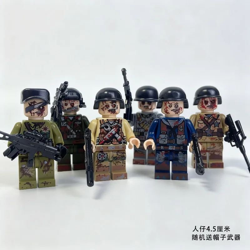 

Special Forces Mutant Zombie Particle Blocks, Villains, Halloween Zombie Toys