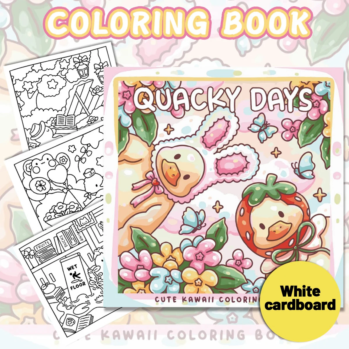 Sunny Days Coloring Books, Vivid Scenes, Easy Coloring, For Home Parent - Child DIY, Relax, Unwind, Boost Creativity