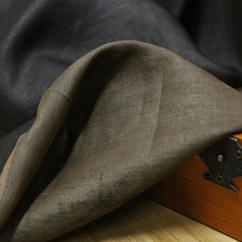 

Tussah silk and yunsha fabric traditional craftsmanship local Shunde ramie real old material