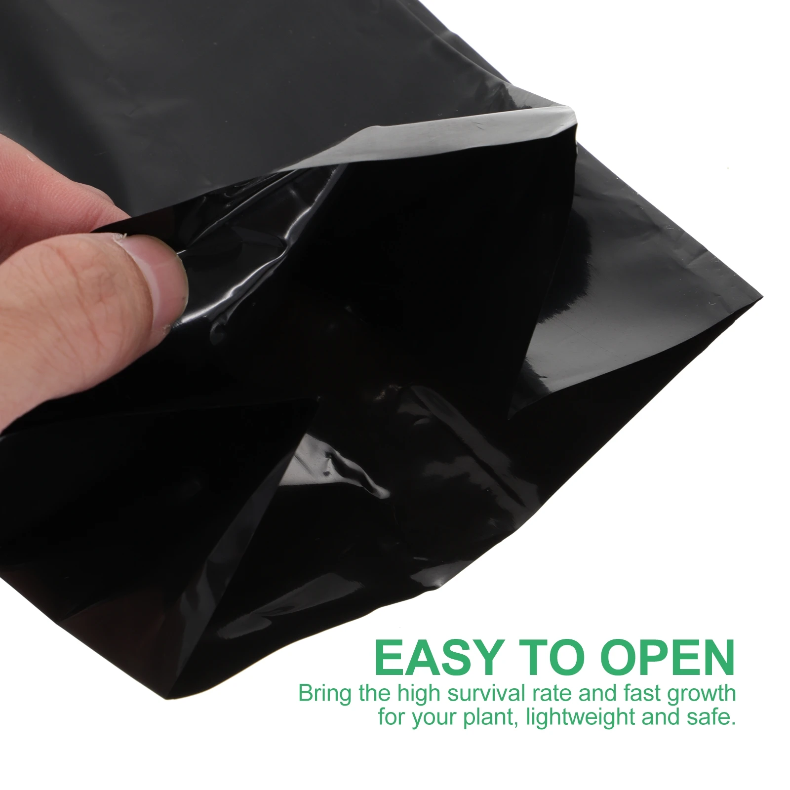 

100 Pcs Seedling Plastic Nursery Bags for Plants Lightweight Healthy Growing Starter Bags Gardening Planting Pouches