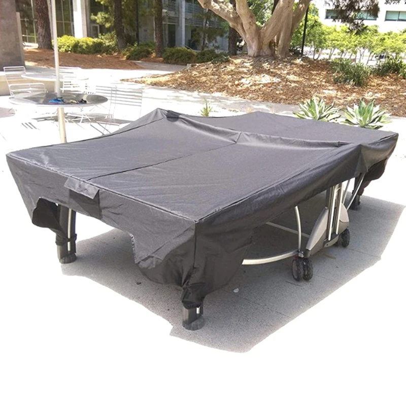 Ping Pong Table Cover Waterproof Dust Cover All Weather Protective Cover Rainproof Table Tennis Tablecloth Cover Indoor Outdoor