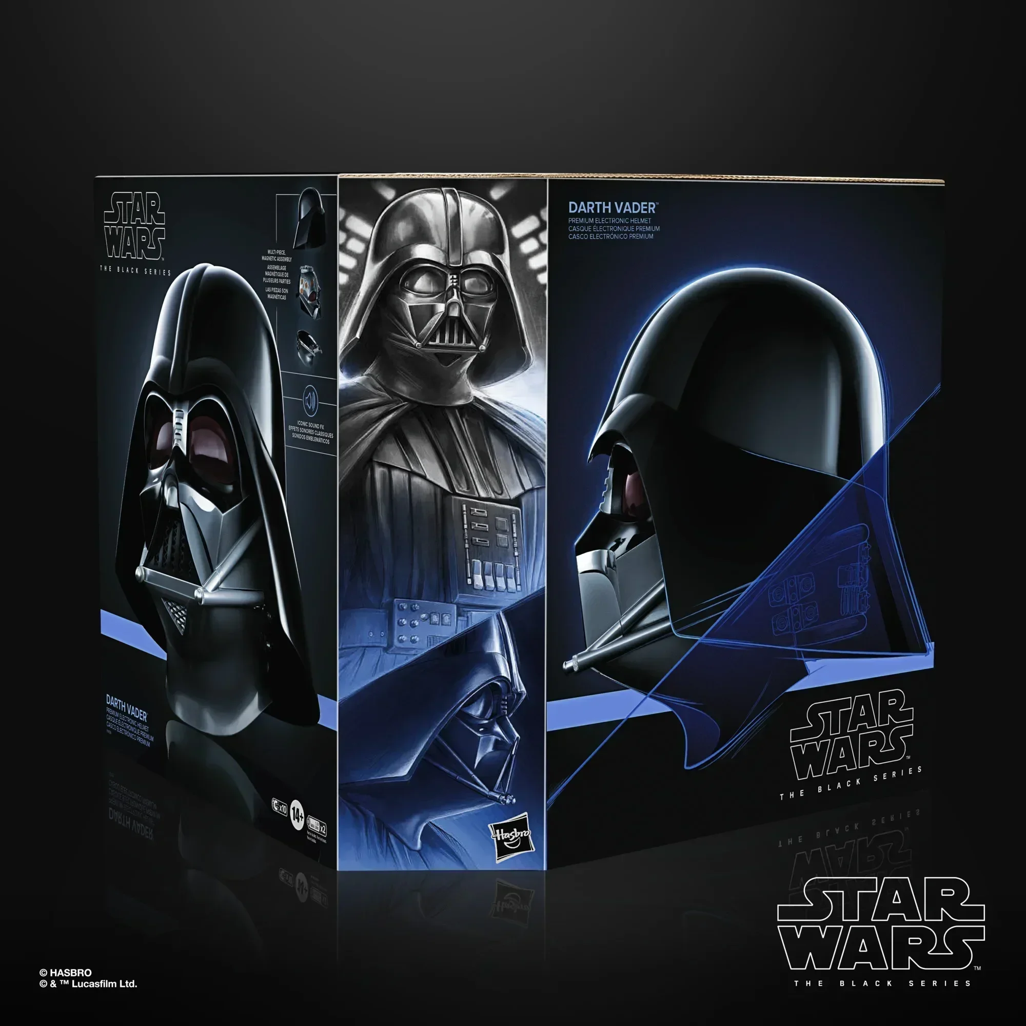 Original Star Wars Cool Black Knight Darth Vader Tragbarer 1:1 Helm F8103 Sammlung Modell Waren Spielzeug Geschenk Auf Lager