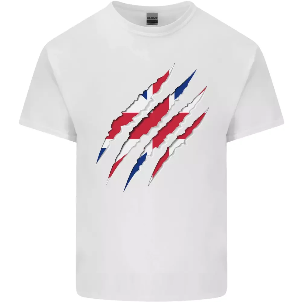 Fitness The Union Jack Flag Gripper Effect UK Men's Cotton T-Shirt  Tees High Quality 100%Cotton Short Sleeve