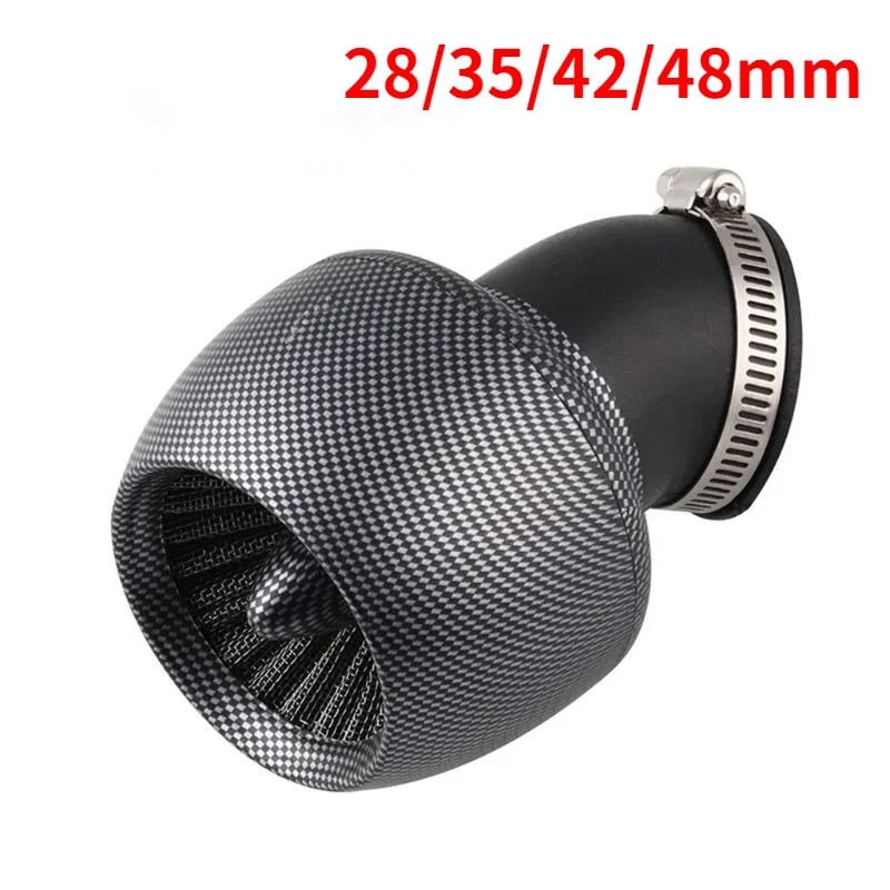 

Performance Motorcycle Air Filter Kit 28/35/42/48mm Sport High Flow Air Filter Intake for Moto Moped ATV Yamaha JOG Cygnus Force