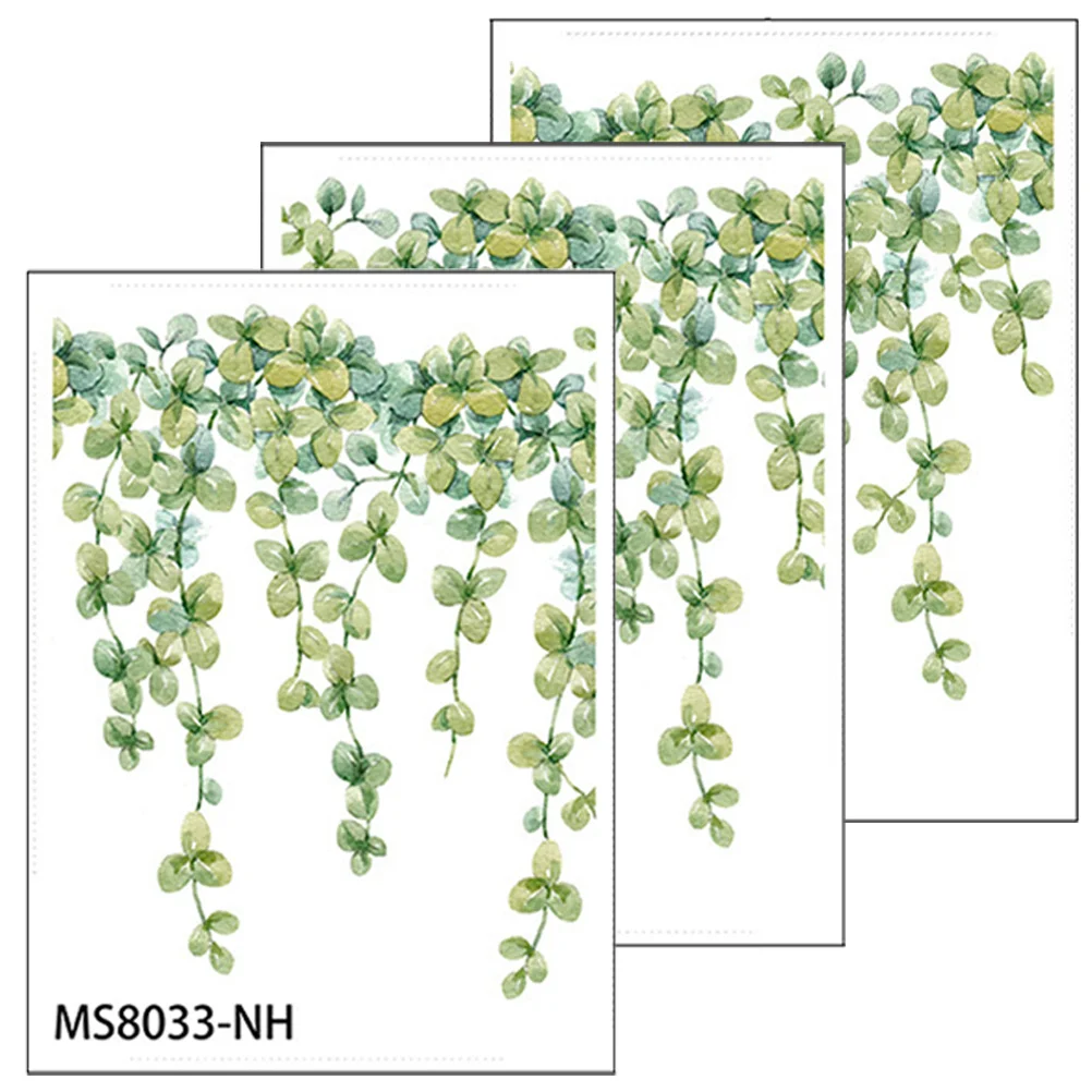 

1 Set Pvc Leaf Stickers Home Decor Self-Adhesive Decals Removable Leaf Mural Wall Art Sticker Crafts For Living Room
