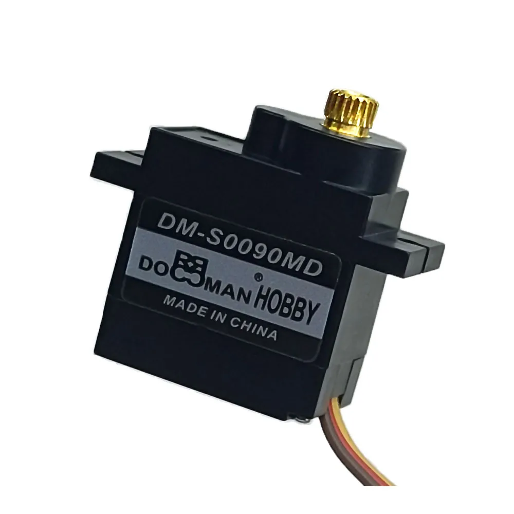 DM-S0090MD 9g Servos moteur engrenage métallique 180/270/360 degrés servomoteur numérique adapté aux Robots Gimbals accessoires Mini Servo
