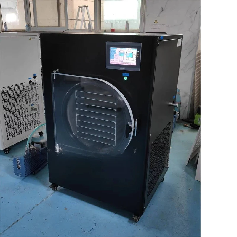 VBJX 10 كجم 40 كجم 50 كجم تجاري أوتوماتيكي بالكامل من الفولاذ المقاوم للصدأ مجفف تجميد صغير محمول