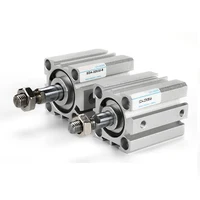 SDA-B de cilindro compacto, pistón neumático de aire de doble acción, SDA20, SDA25, SDA32, SDA40, SDA50, SDA63, carrera 5/10/20/25/30