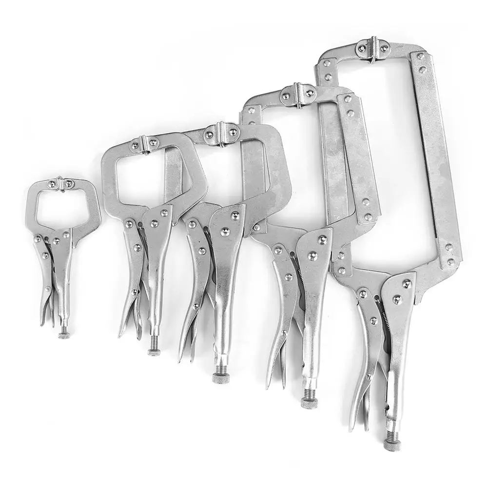 

Adjustable Locking Pliers with Swivel Pad & Tenon Locator for Woodworking - Durable Steel Alloy Hand Tool for Carpentry DIY