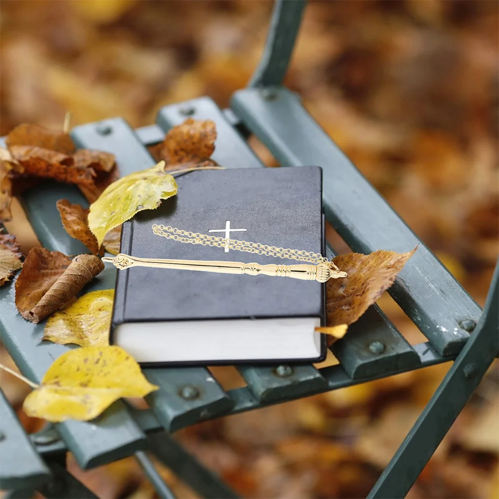 

2Pcs Metal Jewish Scripture Reading Pointer Ergonomic Grip Accurate Text Tracking Home Church School Travel Bookmark Accessories