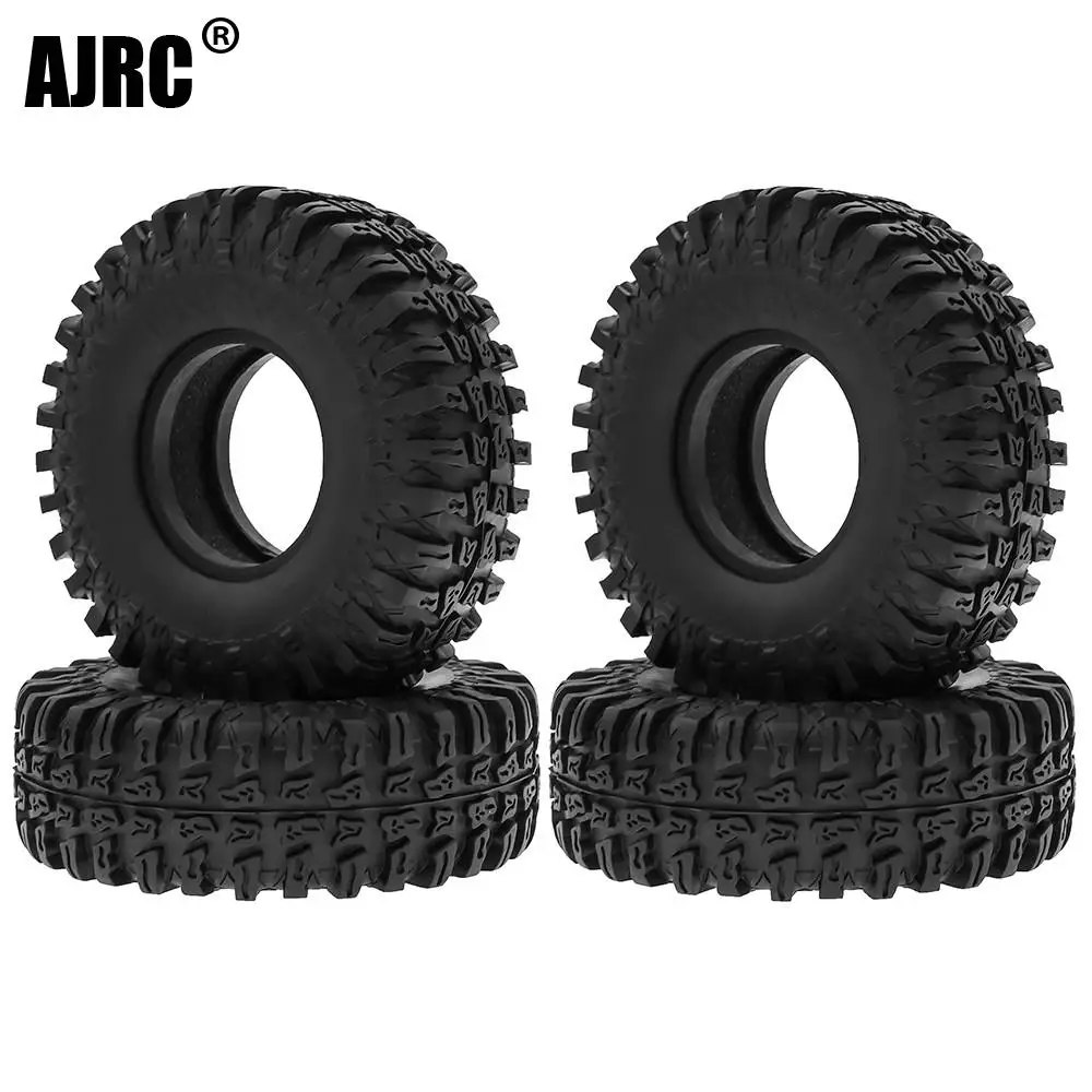 

4pcs 1.9 Inch Rubber Tyre 113*39mm For 1/10 Rc Crawler Car Traxxas Trx4 Axial Scx10 Wraith Scx10 Yikong Rgt Wrangler 1.9 Wheel