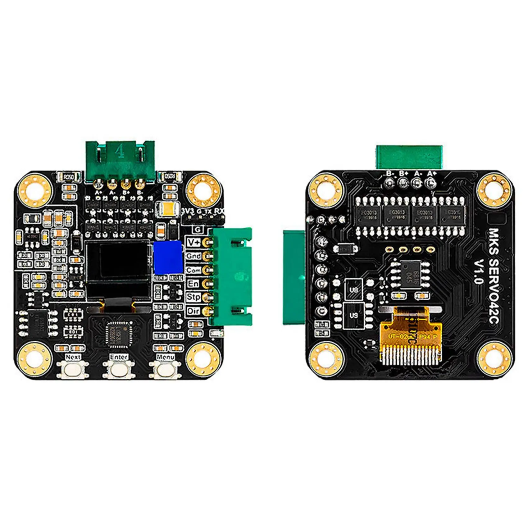 ABYK NEMA 17 Stepper Motor Driver, MKS SERVO42C PCBA Motor Driver Kit Ultra Quiet Board,CNC-Laser Parts to Prevent Lost Steps