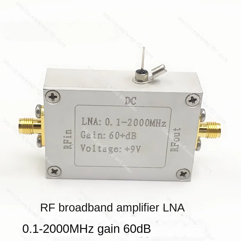 RF, Wideband, Amplifier 0.1-2000 MHz 64dB