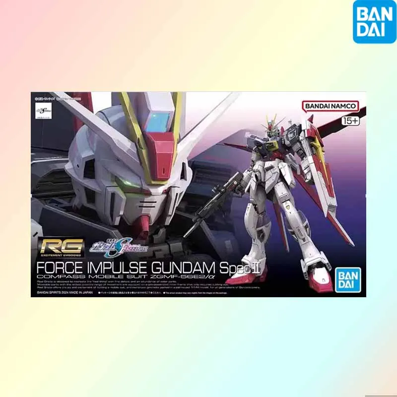 

IN STOCK BANDAI Original GUNDAM FORCE IMPULSE GUNDAM Anime Action Figure Assembly Model Toys Collectible Model Ornaments Gifts