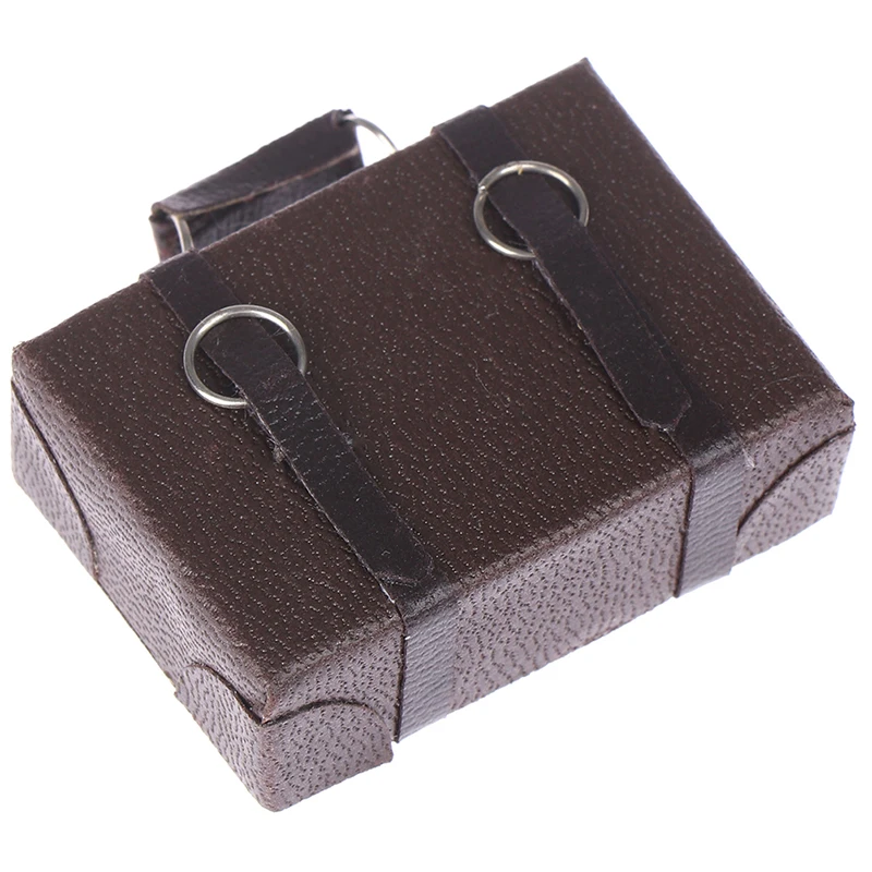 

Hot New Dollhouse! 1:12 Doll house Miniature Vintage Wood Suitcase Mini Luggage Box