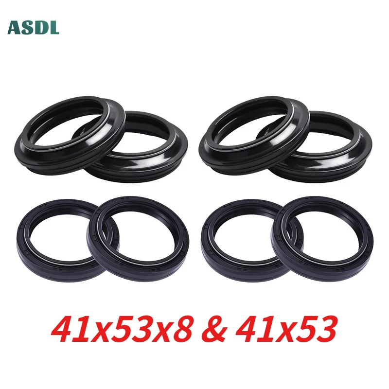 

41x53x8 Fork Oil Seal 41 53 Dust Seal for Suzuki GSF400 GSF BANDIT 400 GS500 GS 500 GSX600 GSX600F GSX KATANA 600 DR650 DR 650
